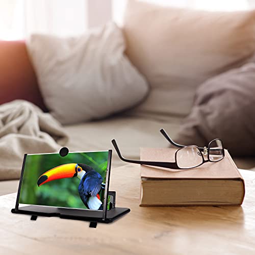 Lupa de tela de telefone de 30 cm Tipo de puxar para tela de telefone (Preto) Presentes para homens