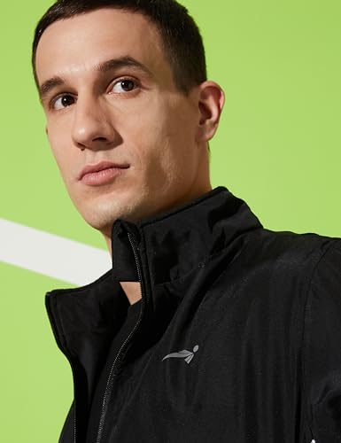 Image of Amazon Brand - Symbol Men Polyester Lightweight Sports Standard Length Sports Jacket