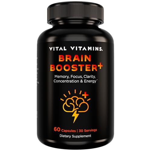 Vital Vitamins Nootropic Brain Supplement Plus - for Memory, Focus,...