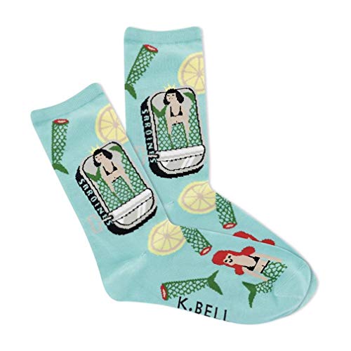 Image of K. Bell womens Funny Animal Crew Socks - 1 Pairs - Cool & Cute Wordplay Novelty Gifts