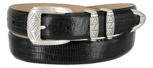 Genuine Full-Grain Cowhide Leather Designer Golf Dress Belt 1-1/8