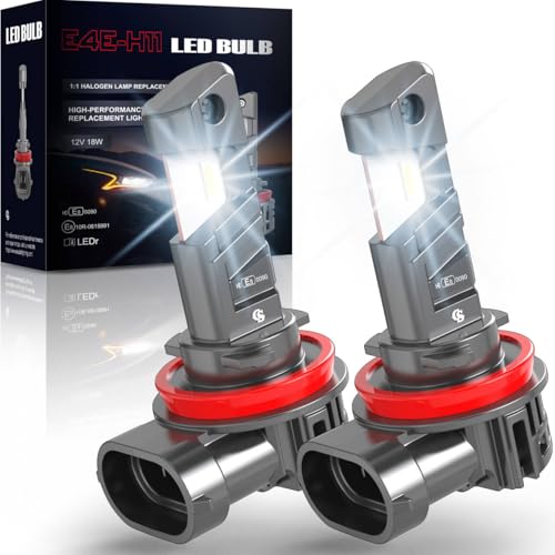 Lampa LED 881 55W, OUSHI LED 889 898 886 Zestaw Do Konwersji świateł Przeciwmgielnych Led Do Samochodu, IP65 Wodoodporność 12000LM światła Przeciwmgielne, 6000k Xenon Biały (2 Szt)