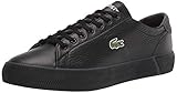 Lacoste Mens Gripshot Sneaker, Black/Dark Grey, 9