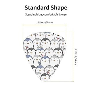 Médiators de guitare 12-Pack médiators de guitare pingouin mignon pour guitare électrique guitare acoustique diverses… - Les Beatles, Paul McCartney, John Lennon, RIngo Starr, George Harrison Médiators de guitare 12-Pack médiators de guitare pingouin mignon pour guitare électrique guitare acoustique diverses… – Image 3