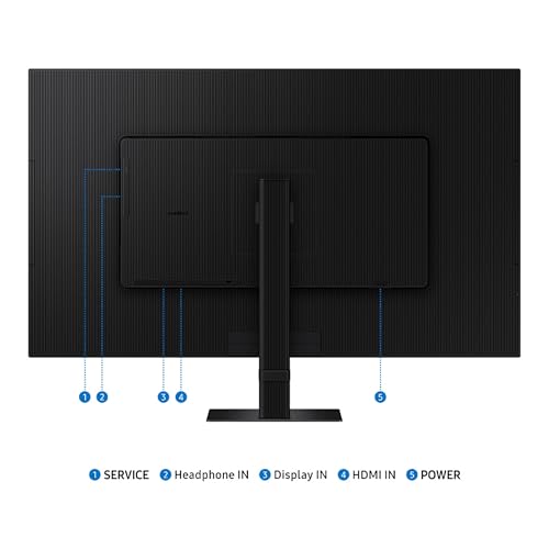 Samsung 32" ViewFinity S7 (S70D) 4K UHD IPS HDR10 High Resolution Monitor with Speakers, DP Port, TUV-Certified, 2025, LS32D708EBNXGO - Image 7