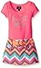 Lilt Little Girls' Ss Knit Bodice/ Chevron Scuba Marsha Dress