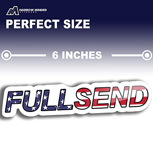 Full Send Stickers (2 Pack) Funny Car Stickers, Dirtbike Sticker Pack Or Motorcross Stickers, Send It Stickers Or Send It Car Stickers, Great Stickers For Motorcross, Monster Energy Stickers #TOP5