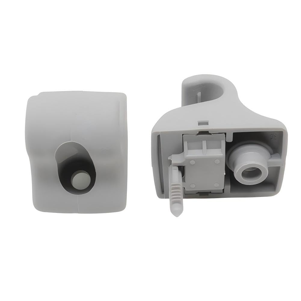 2Pcs Sun Visor Buckle Bracket Clip Holdor Hook Fits for Hyundai Sonata 2006 2007 2008 Replace 85235-3K000 85235-3K000QS (852353K000 Gray)