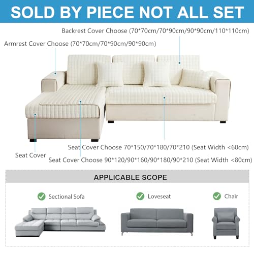 Soft Flannel Sofa Covers Washable, New Sofa Cushion Covers - Image 3