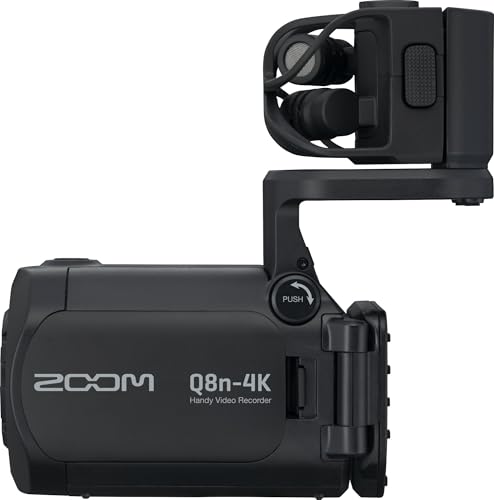 Zoom Q8n-4K Grabadora de vídeo portátil. 4K HDR Video, micrófonos estéreo más dos entradas XLR, grabación de 4 pistas de audio, webcam, para grabaciones y streaming de música, podcasts y más - imagen 6