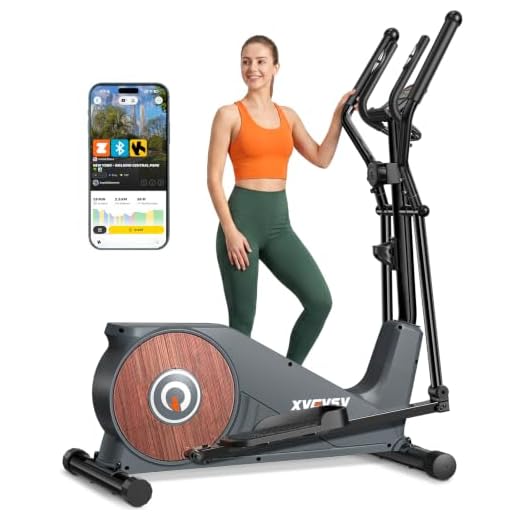 Elliptical Exercise Machine, Elliptical Machine for Home 15.5IN Stride | Elliptical Trainer with Quiet Magnetic 16 -Level Resistance, Support KP/ZT Smart Fitness APP, 400 LBS Weight Capacity