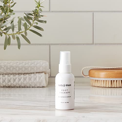 Roots & Bloom Vitamin B3 Foot Repair Serum With Hyaluronic Acid, Moisturizing Treatment Softens Rough Dry Skin #TOP6
