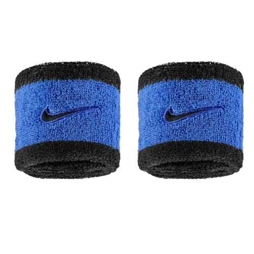 Image of NIKE Premier Swoosh Singlewide Wristbands -Soft, Moisture-Wicking (1 Pair, 2.5 inch Wide)