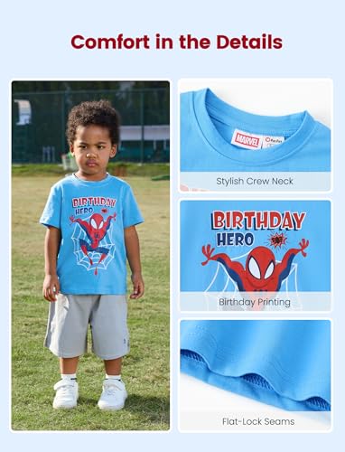 Image of Disney Kids Birthday Shirts 2-9Y, Cute Graphic Tees, Birthday Party Outfit | Disney Officially Licensed, Birthday Girl & Boy T-Shirts, Special Day Outfit, Favorite Character Gift, Soft & Comfortable