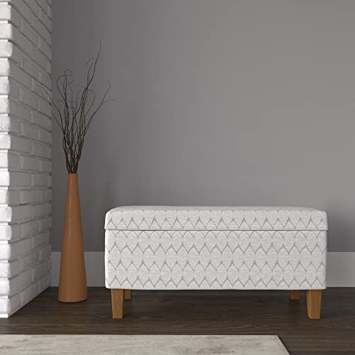 Homepop K6384NP-F2244 Textured Large Decorative Storage Bench thumb #9