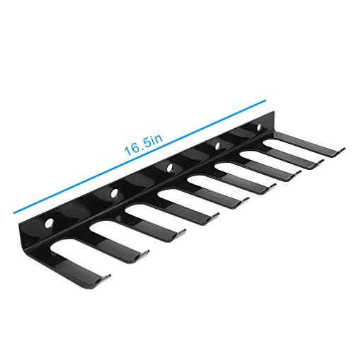 Aoneky Baseball Bat Rack - Holds 16 Bats - Softball Bat Holder - Metal Baseball Bat Display Hanger - Wall Mount Baseball Bat Hook #TOP3