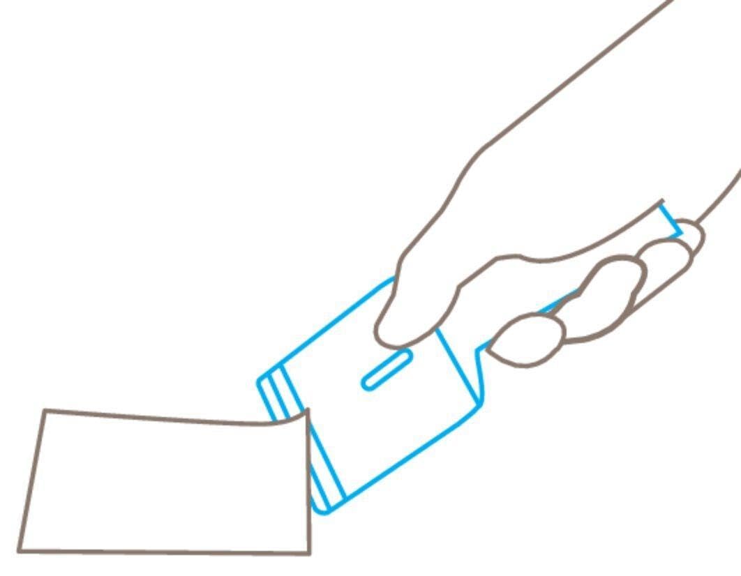 MARTOR Raschietto, SCRAPEX ARGENTAX, con lame Arrotondate, Raschietto per etichette, stretto, Per mancini e destrorsi, Raschietto per vetro, adesivo, plastica, lama sostituibile, Ergonomico