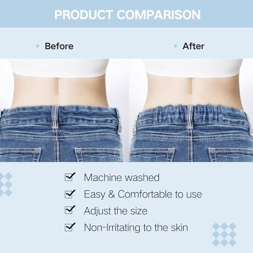 12Pcs Pant Waist Tightener for Jeans, Jean Button Waist Tightener Suitable for Women Men Children3