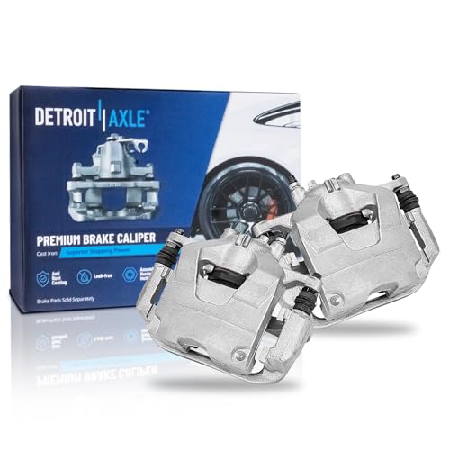 Image of Detroit Axle - Front Brake Calipers for Chevy Cruze Orlando Trax Volt | Buick Encore Verano Brake Calipers w /Brackets Replacement