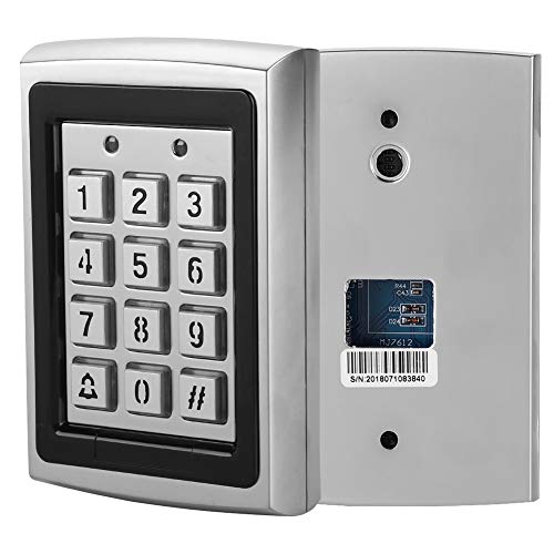Clavier à Code 125 KHz, Digicode Portail Clavier de Contrôle D'accès en Métal avec Clavier RFID Digicode Sécurité de Clavier Numérique avec Mot de Passe Supérieur