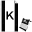 Black White K