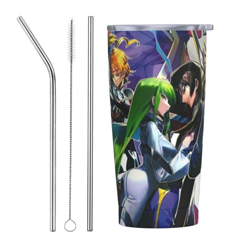 �R�[�h�M�A�X���t�̃����[�V�� �ԍڗp �R�[�q�[�}�O �ۉ��ۗ� ��e�� �R��h�~�݌v ����~�� �J�b�v�z���_�[�Ή� �h���C�u �I�t�B�X �A�E�g�h�A �r�W�l�X �ʋΗp 600ml �j�����p Straw Three-piece Set [���s�A���i]