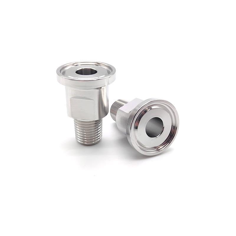 Adaptateur Tri-Clamp 77.5mm en inox pour cuve de brassage maison eau et huile