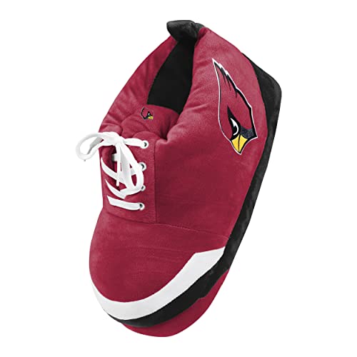 Image of FOCO Mens NFL Team Logo Plush Oversized Sneaker Slippers