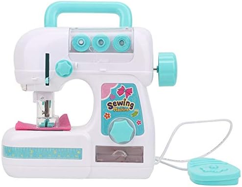 Mini Portable Kid's Sewing Machine Electric Medium Size Sewing Style Craft Kit Toys Educational Interesting Toy for Kids Girls Children