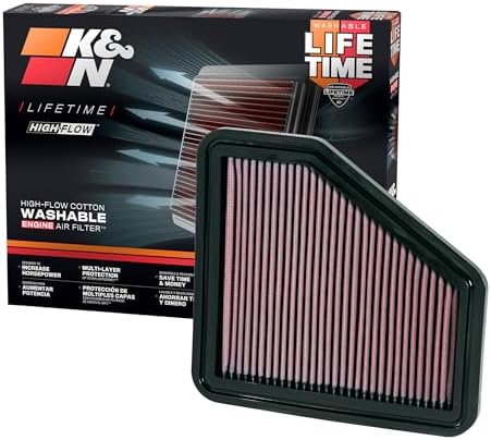 K&N Drop In Air Filter | 2006-2011 Lexus GS/2006-2013 Lexus IS (33-2345)