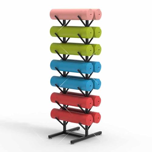 Soporte de almacenamiento de rodillos de espuma y estante para esterilla de yoga