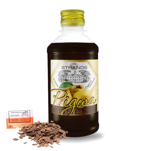 Essenza Pigwówka (Cotogna) Style 250ml + 20g Chips di Quercia Francese – Estratto Senza Alcol per Vodka