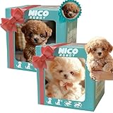 Nicoo 2025 Upgraded AI Robot Dog – Smart Realistic Robot Puppy for Adults, Walking, Barking, Tail Wagging, Interactive Electronic Pet (2Pcs,C)