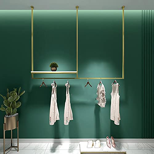 Penderie de plafond industrielle or pour dressing et chambre moderne - 5