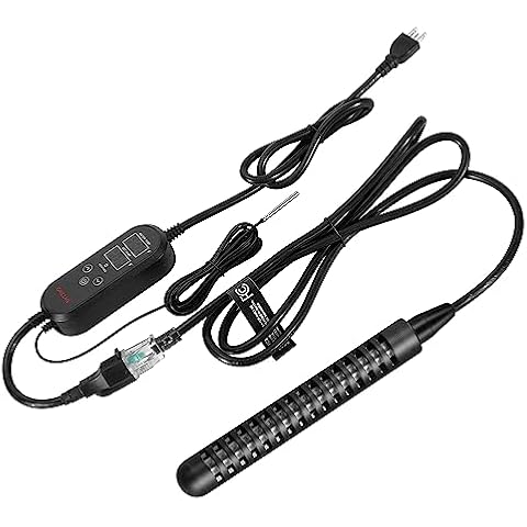 GRILLME 1500W Immersion Water Heater with Intelligent Temperature Controller,Fully Submersible Portable Electric Heater,5 Galons Bucket Heater,Corrosion Preventive 316L Shel,Easy and Convenient to Use Cover