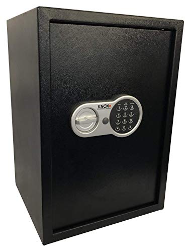 Preisvergleich Produktbild KNOXSAFE KS0KP1604E KNOXPRO 4, Professioneller Safe für Wertgegenstände und Dokumente, Anti Bounce Sicherheitsschloss, Schwarz, 31 x 35 x 50cm (L x B x H)