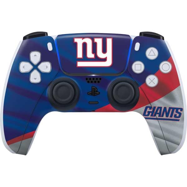 Skinit Decal Gaming Skin Compatible with PS5 Controller - Officially Licensed NFL New York Giants Design