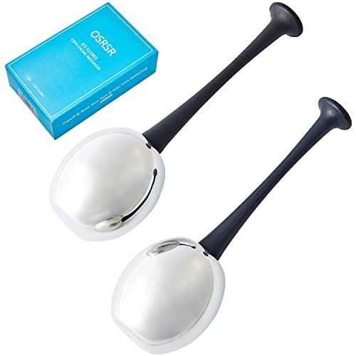 OSRSR Ice Globes Cryo Sticks Facial Massage Tools,Skin Care Unbreakable Stainless Steel Beauty Cold Roller for Face Eyes & Neck,Gifts for Women Mom Wife Girlfriend