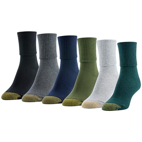 Image of GOLDTOE Women's Classic Turn Cuff Socks, Multipairs
