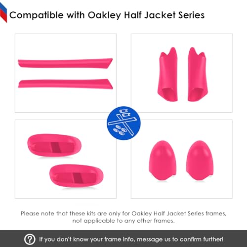 Image of BLAZERBUCK Replacement Sock Kits Earsocks & Nosepieces for Oakley Half Jacket XLJ Sunglass