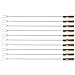 10 St. Grillspieß Holzgriff Lagerfeuer Stahl Fleisch Spieß Grillbesteck 100 cm