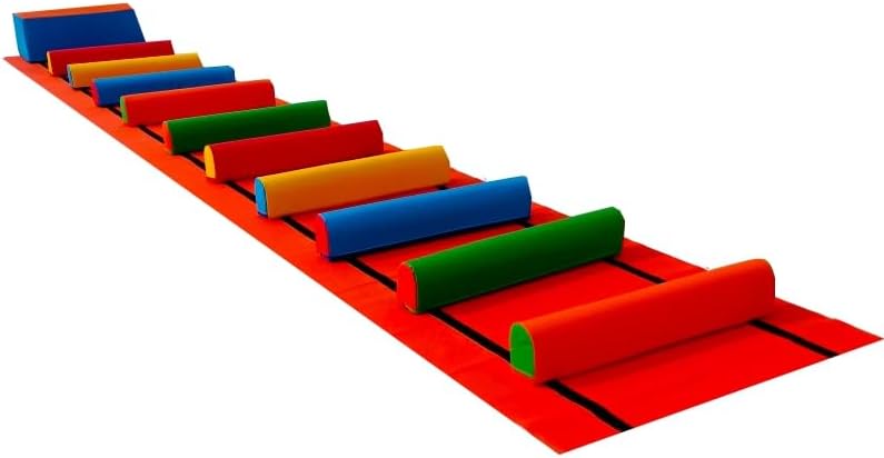 Colorful Foam Obstacle Course for Physical Fitness,fitness Obstacle running and jumping combination，Indoor playground equipment for children，Sensory training equipment