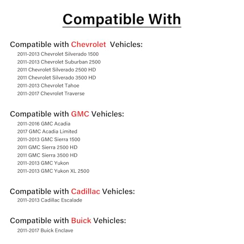 Image of Gas Cap, Fuel Cap GT358 Fit for 2011-2017 Buick Enclave, Chevy Chevrolet Silverado 2500 HD Silverado 3500 HD Tahoe Silverado 1500 Suburban 2500 Traverse, GMC Sierra Yukon Acadia, Cadillac Escalade