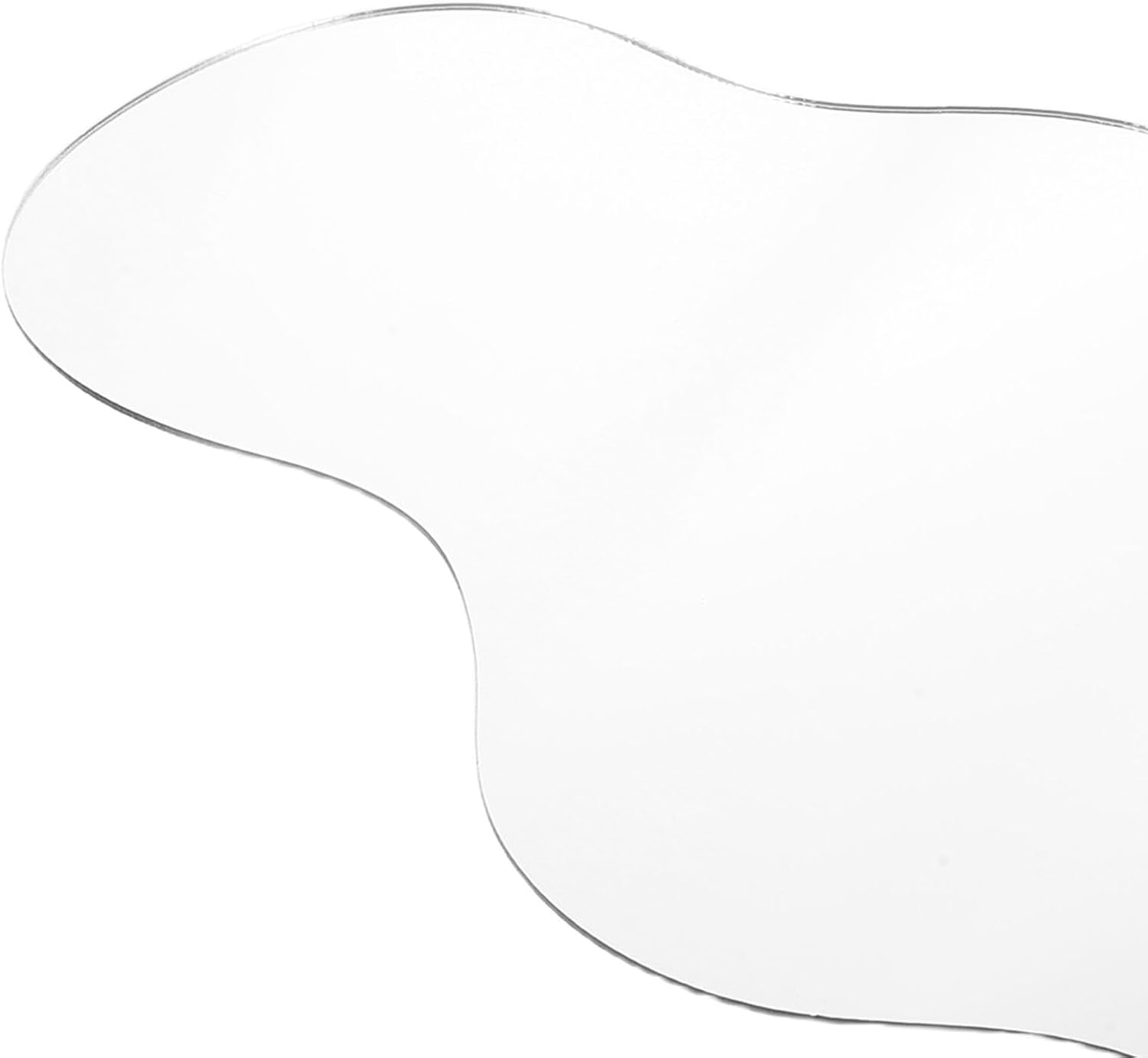 LOGOFUN 3pcs Miniature Lake Landscape Accessories Irregular Shaped Mirror Pond Model Decorative Reflection Board for Christmas Village Scene