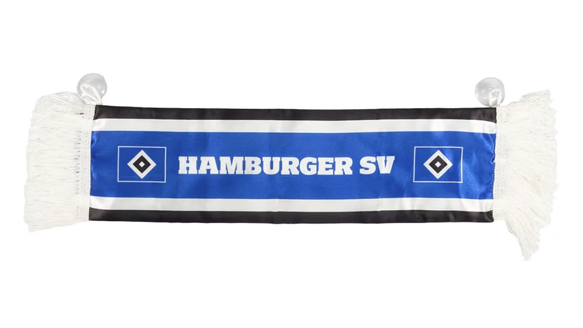 Écharpe de voiture HSV de 57 cm lavable en polyester avec fixations ventouses