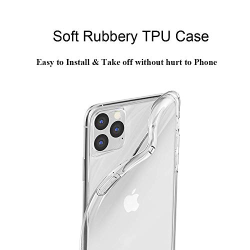 Unov Case Compatible With Iphone 11 Pro Max Case Clear With Design Slim Protective Soft Tpu Bumper Embossed Pattern 6.5 Inch (Watercolor Castle) #TOP4