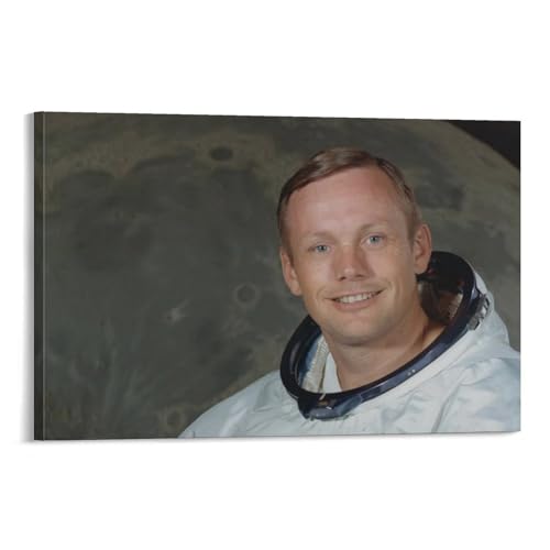 Impression sur toile Neil Armstrong 1 pour décoration salon et chambre 60x90 cm