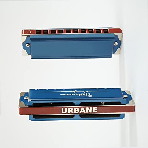 Best Harmonica, 10 Holes 20 Tunes Diatonic Blues Harmonica, Professional Deluxe Mouth Organ For Adults, Professional Band Player And Students (Blue) #TOP5