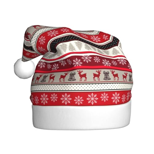 yhogxte Christmas Hat Santa Hats Adults Unisex Velvet Comfort Extra Thicken Fur Xmas Hat Christmas Decorations for New Year Festive Party