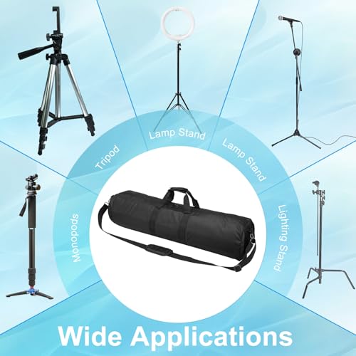 Funda de trípode acolchada con asas y correa ajustable para paraguas de fotografía 5